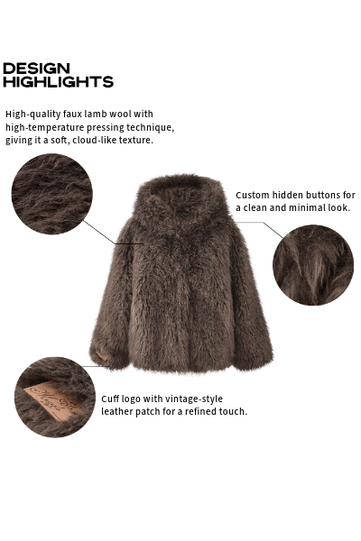 4muggle European Plush Fur Jacket